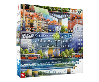 Gadżet dla gracza GOOD LOOT Imagination: Tytus Brzozowski Warsaw Bridges / Warszawskie mosty Puzzles 1000